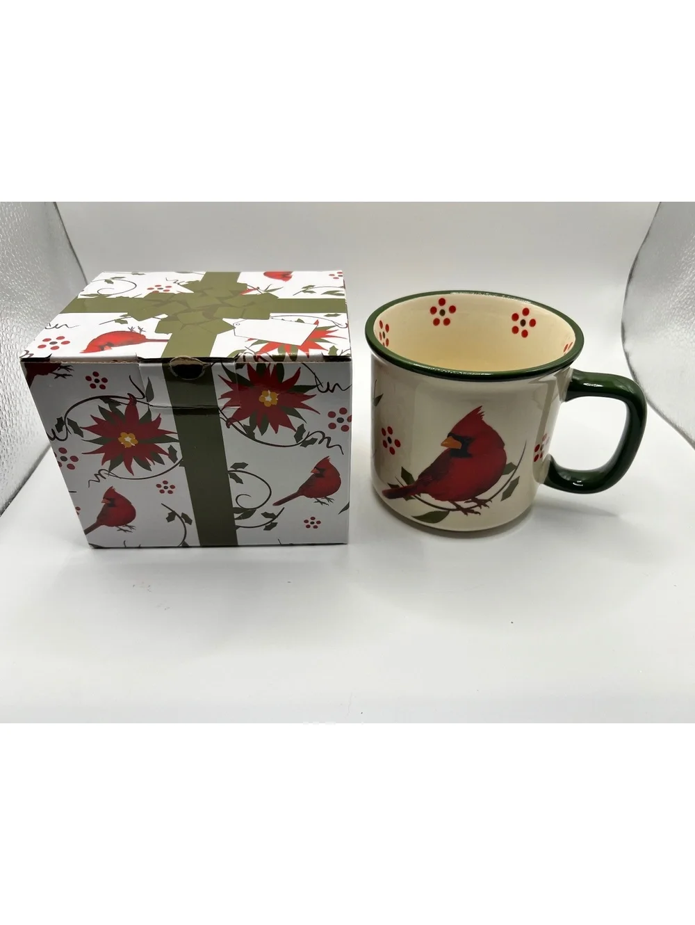 New Red Cardinal Bird Coffee Ceramic Mug